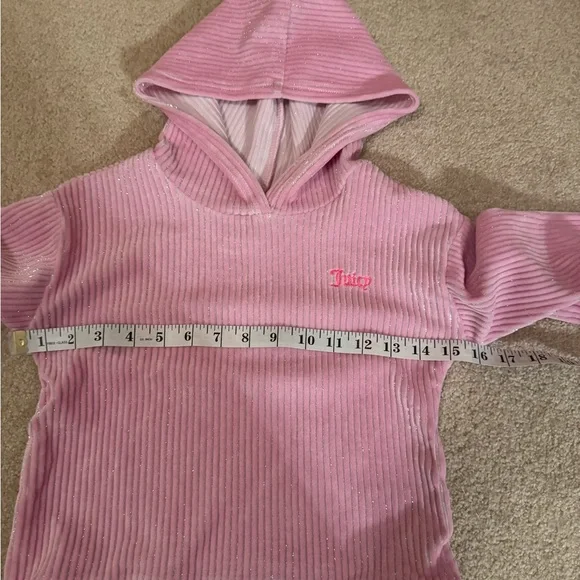 NWT Juicy Couture Pink And Silver Embroidered Corduroy - Picture 8 of 11